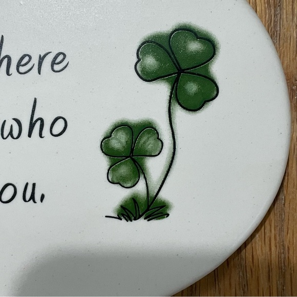 Creative Irish "Who You Have Besides You"  August Ceramics Plaque - Picture 4 of 7
